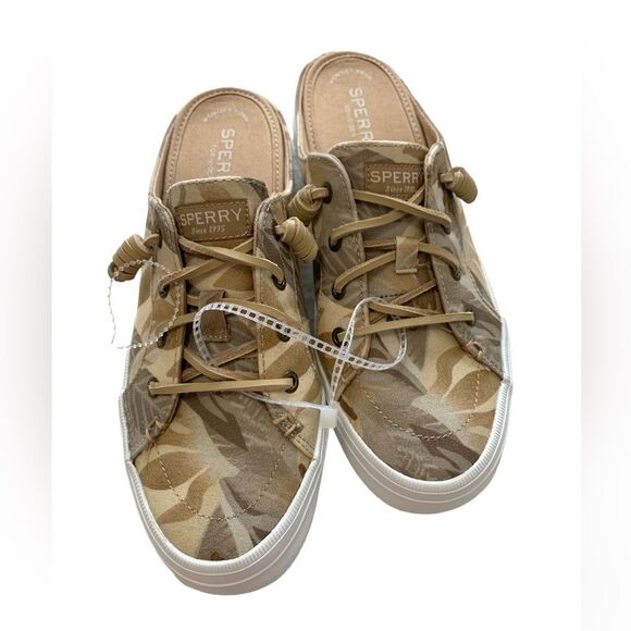 NWOB Sperry Women's Crest Vibe Mule Tan. Size 8 - Picture 4 of 8